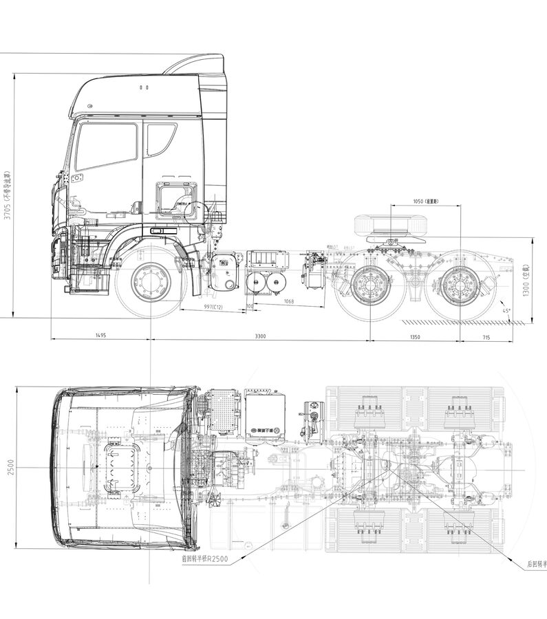 XE ĐẦU KÉO FAW JH6 460HP – ĐỘNG CƠ YUCHAI