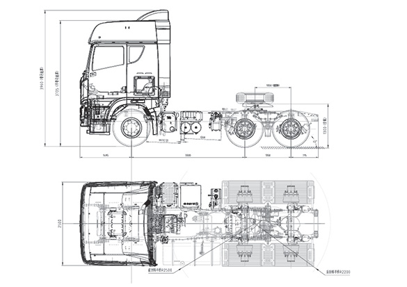 XE ĐẦU KÉO FAW J6P 6×4 – 375HP