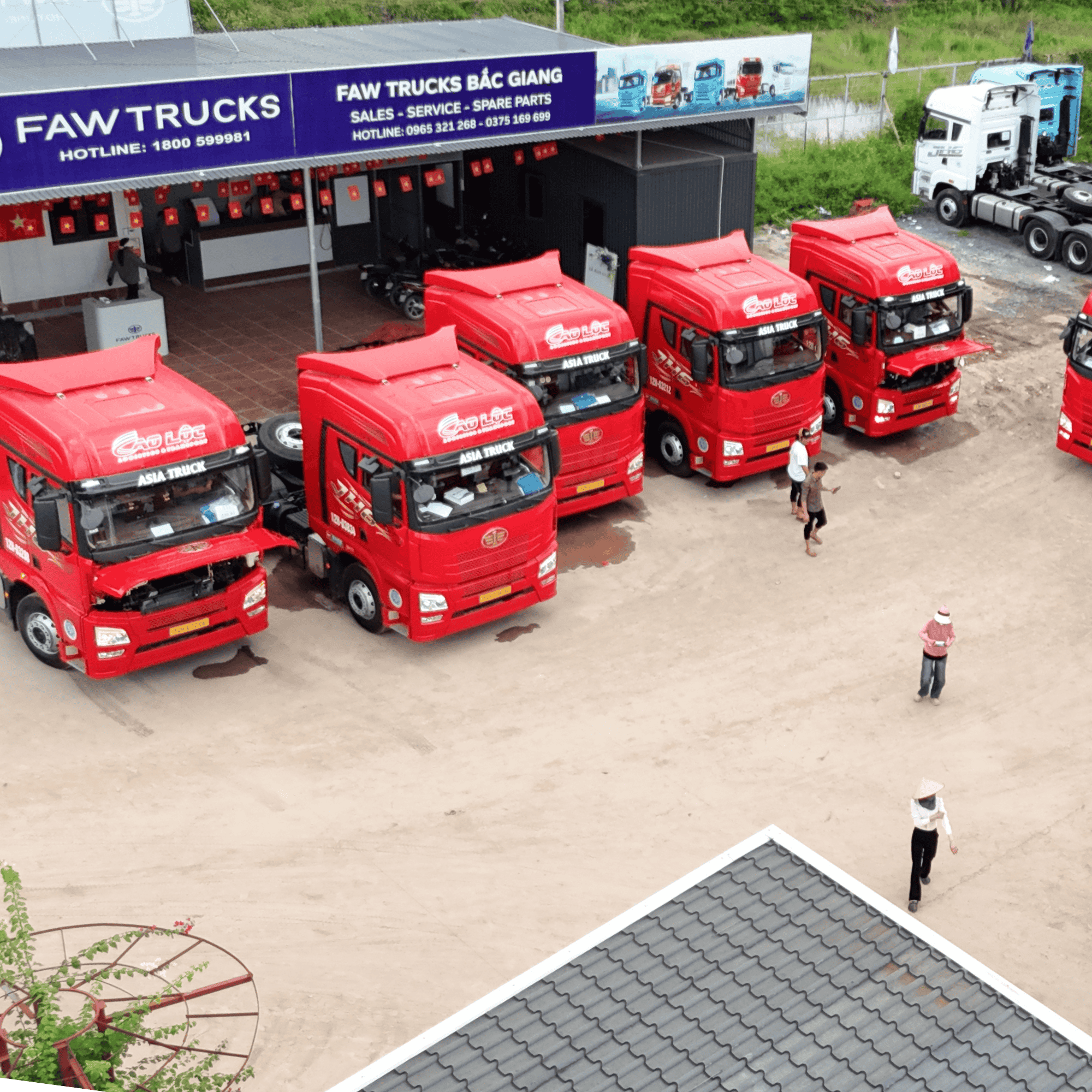 ASIA - Đối Tác Tin Cậy Của Mọi Công Trình: Giải Pháp Đầu Kéo FAW, HOWO & Rơ Moóc Chuyên Dụng